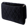 Chanel CC Quilted Velvet Wallet on Removable Chain Secondhand