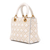 Dior Medium Calfskin Cannage Studded Supple Lady Dior Secondhand