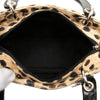 Dior Medium Canvas Cannage Leopard Print Lady Dior Secondhand