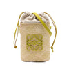 LOEWE Paulas Ibiza Raffia Anagram Square Pocket Bucket Bag Secondhand