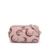 Miu Miu Goatskin Madras Moon Print Double Zip Crossbody Secondhand