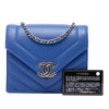 Chanel Small CC Chevron Calfskin Envelope Flap Secondhand
