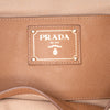 Prada Saffiano Cuir Trimmed Canapa Satchel Secondhand