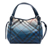 Burberry Supernova Check Ombre Coated Canvas Bilmore Tote Secondhand