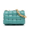Secondhand Bottega Veneta Nappa Intrecciato Padded Chain Cassette Satchel