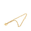 Chanel CC Gold Plated Strass Pendant Necklace Secondhand