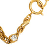 Chanel CC Gold Plated Strass Pendant Necklace Secondhand