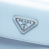 Prada Spazzolato Leather Cleo Flap Shoulder Bag Secondhand