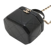 Chanel CC Quilted Lambskin Hexagon Top Handle Vanity Case Secondhand