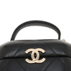 Chanel CC Quilted Lambskin Hexagon Top Handle Vanity Case Secondhand