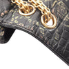 Chanel Calfskin Crocodile Embossed Graffiti 2.55 Cocodile Reissue Flap Bag Secondhand