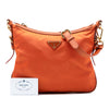 Prada Saffiano Trimmed Tessuto Zip Top Crossbody Secondhand