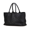 Bottega Veneta Medium Lambskin Intreccio Cabat Tote Secondhand