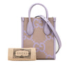 Gucci Mini Jumbo GG Canvas Interlocking G Satchel Secondhand