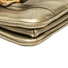 Gucci Metallic Calfskin Metal Bamboo Handbag Secondhand
