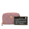 Chanel CC Quilted Lambskin Coin Pouch Secondhand