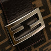Fendi Zucca Canvas Double Flap Shoulder Bag Secondhand