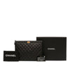 Chanel Medium Quilted Caviar Boy O Case Clutch Secondhand