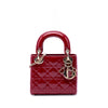 Dior Mini Patent Cannage Lady Dior Secondhand