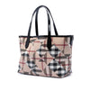 Burberry House Check Coated Canvas Satchel Secondhand