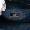 Prada Large Denim Canapa Logo Satchel Secondhand