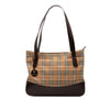 Secondhand Burberry Haymarket Check Canvas Tote