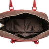 Prada Cinghiale Trimmed Canvas Canapa Bauletto Bag Secondhand