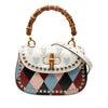 Gucci Small Calfskin Lovelight Bamboo Top Handle Bag Secondhand