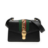 Gucci Small Leather Web Sylvie Satchel Secondhand