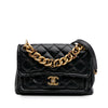 Chanel Small Quilted Lambskin Chain Link Flap Secondhand
