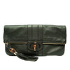 Gucci Calfskin Bamboo Tassel Lucy Fold Over Clutch Secondhand