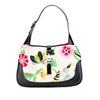 Gucci Printed Canvas Floral Jackie Shoulder Bag Secondhand