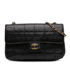 Chanel Mini Square Chocolate Bar Lambskin Single Flap Secondhand