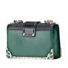 Prada Saffiano Trimmed City Calf Crystal Cahier Crossbody Secondhand