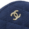 Chanel CC Quilted Jersey Round Clutch with Chain Secondhand