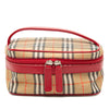 Burberry Haymarket Check Canvas Vanity Bag Secondhand