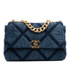 Chanel Large Denim 19 Flap Secondhand