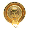 Chanel Gold Plated Faux Pearl Round Clip on Earrings Secondhand