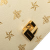 Gucci Mini Calfskin Bee Star Web Sylvie Top Handle Bag Secondhand