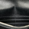 Saint Laurent Grain De Poudre Matelasse Chevron Monogram Chain Wallet Secondhand