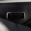 Prada Mini Brushed Leather Triangle Chain Pouch Secondhand