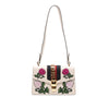 Gucci Small Floral Embroidered Leather Sylvie Satchel Secondhand