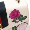 Gucci Small Floral Embroidered Leather Sylvie Satchel Secondhand