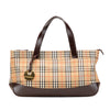 Burberry Haymarket Check Canvas Handbag Secondhand