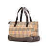 Burberry Haymarket Check Canvas Handbag Secondhand