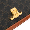 Celine Classique Triomphe Coated Canvas and Calfskin Triomphe Crossbody Secondhand