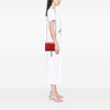 Saint Laurent Small Croc Embossed Leather Monogram Kate Tassel Crossbody Secondhand