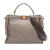 Fendi Large Leather Peekaboo Satchel Secondhand
