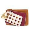 Fendi Leather Flowerland Triplette Clutch Secondhand