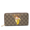 Gucci BNF GG Supreme Bananya Zip Around Wallet Secondhand